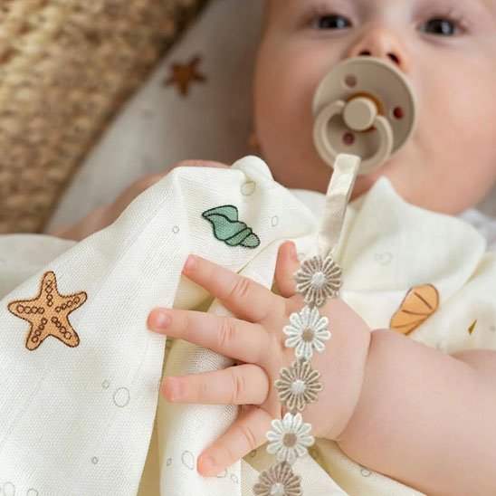 Attache tétine | baby - fleures™Dodo magique