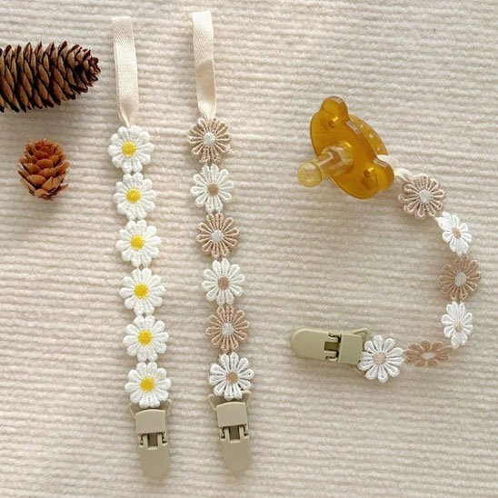 Attache tétine | baby - fleures™Dodo magique