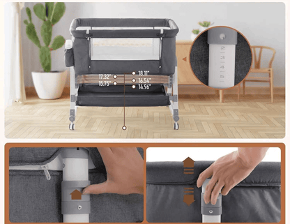 bebe cododo montrant les réglages possible en inclinaison