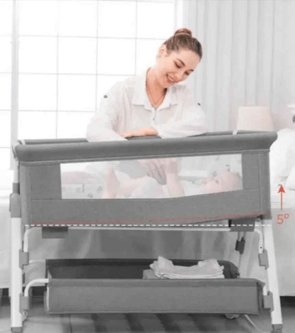 bebe cododo avec une inclinaison idéale après le repas