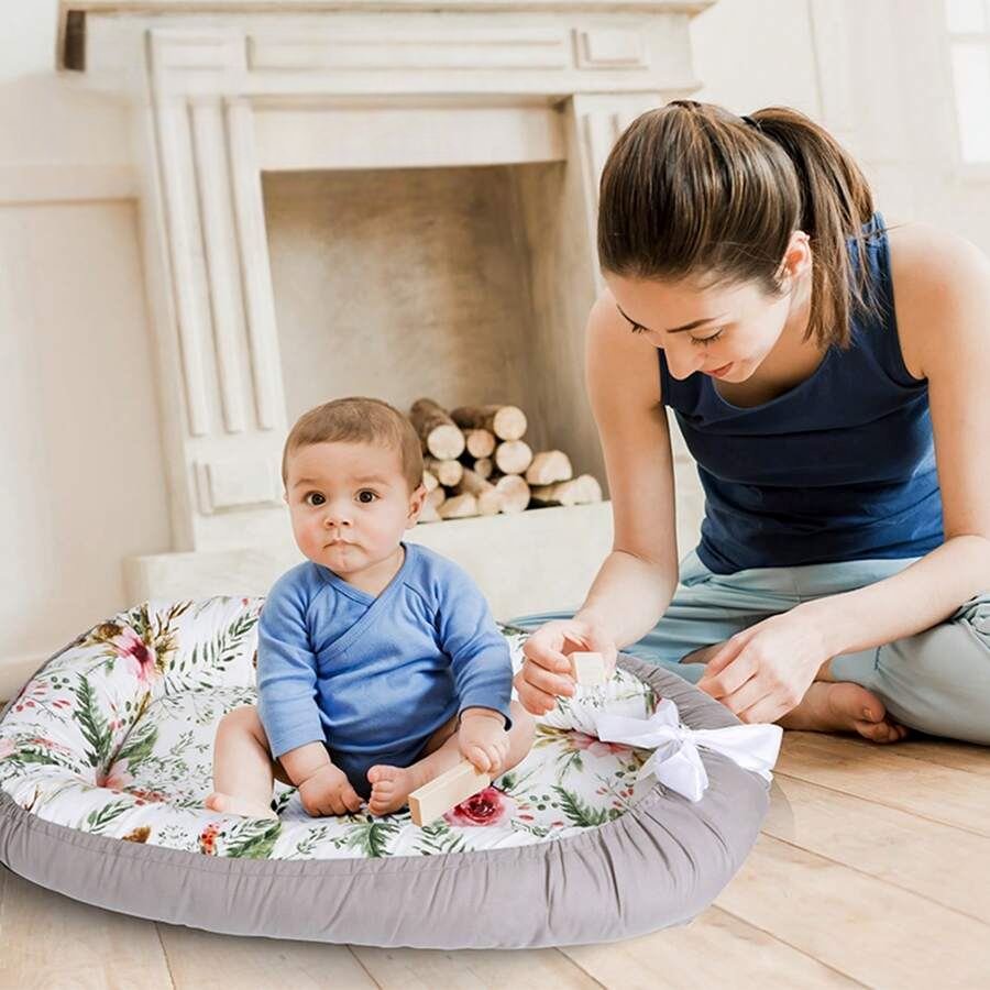 Berceau Bébé - NidPortableBébé™ - Fleurs - Dodo magique