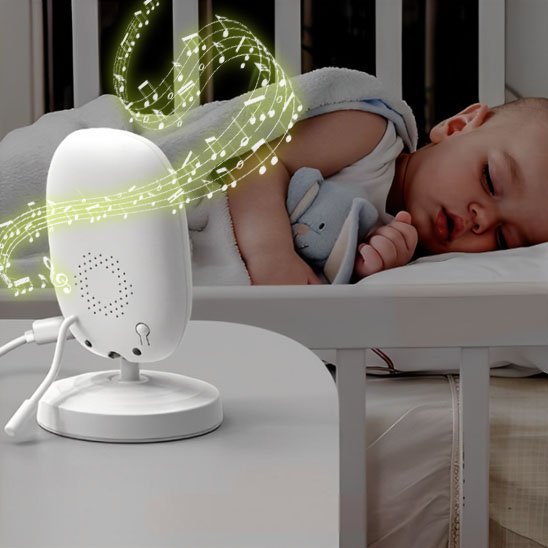 Camera bebe Bébé endormie avec veilleuse enfant lumineuse
