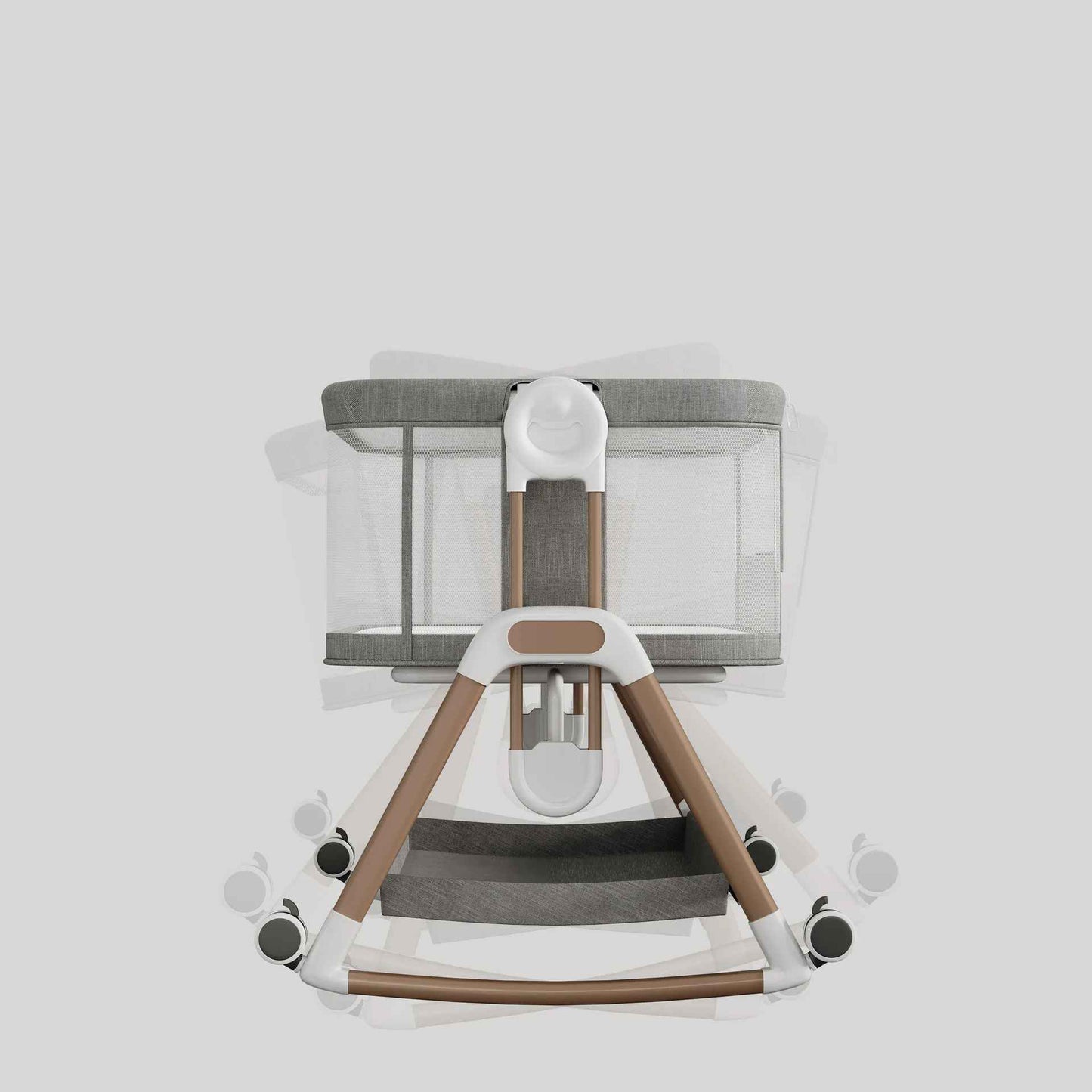 image du lit cododo bebe en mouvement a bascule de gauche a droite