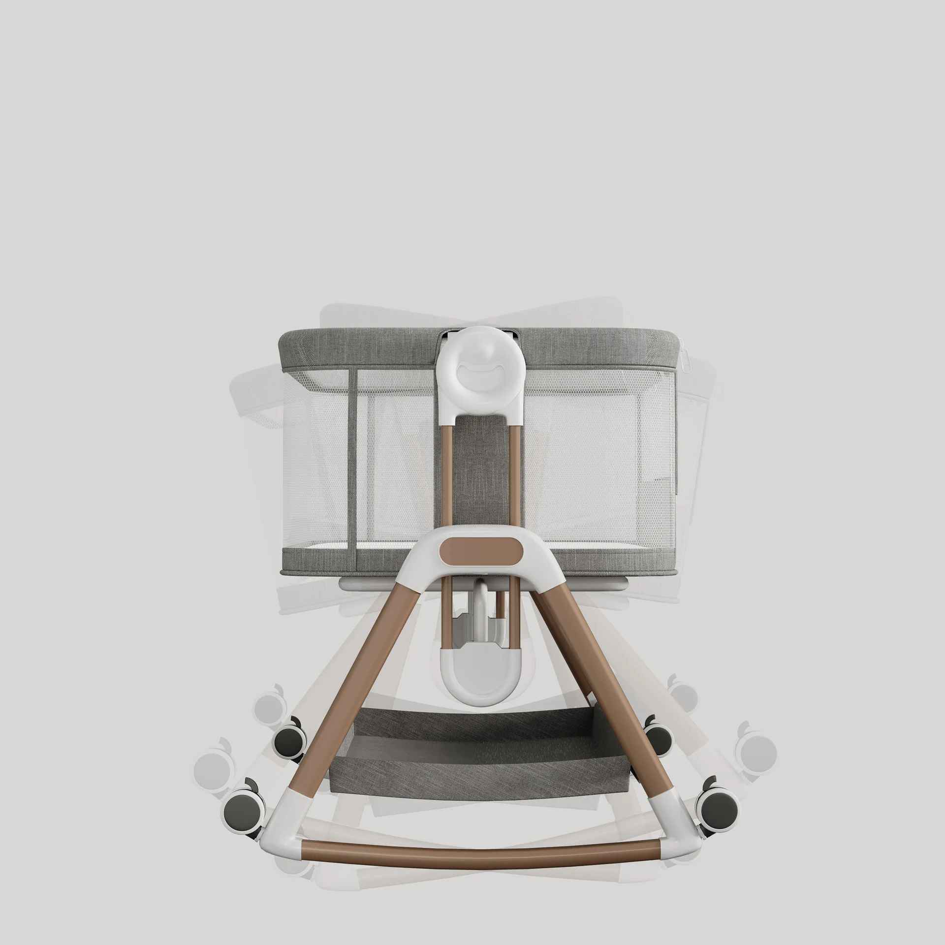 image du lit cododo bebe en mouvement a bascule de gauche a droite