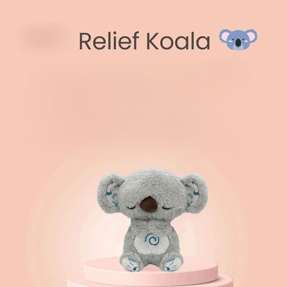 doudou koala relief car son ventre bouge et fait des mouvement de respiration