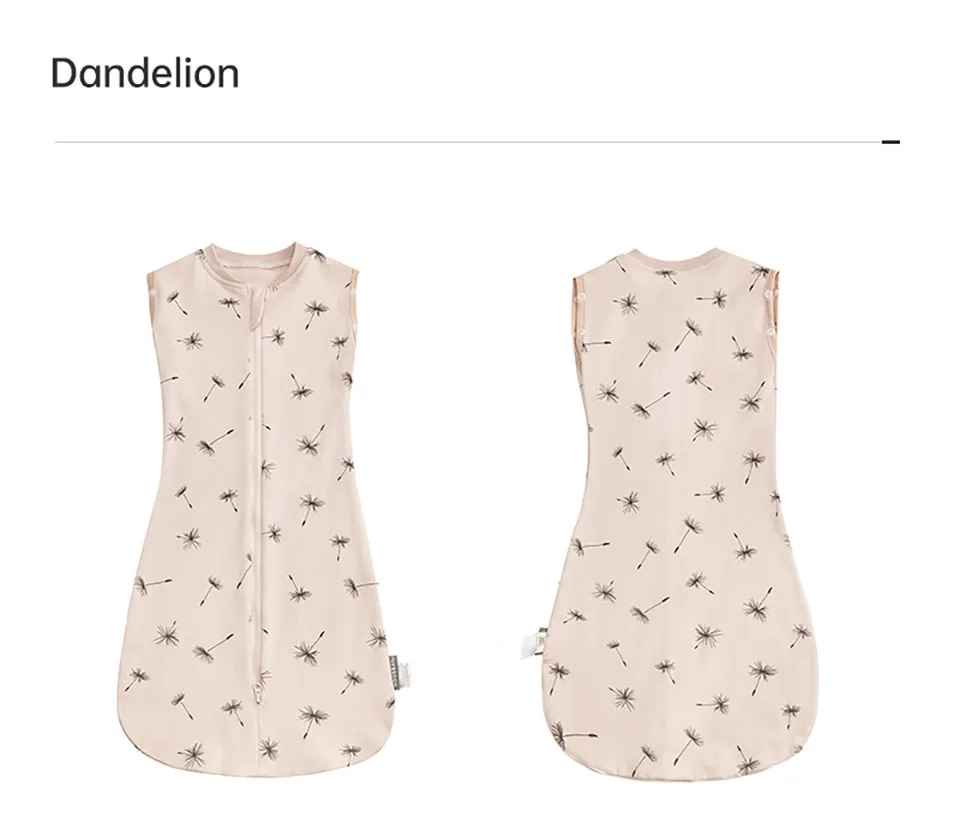 gigoteuse avec motif fleur de pissenlit