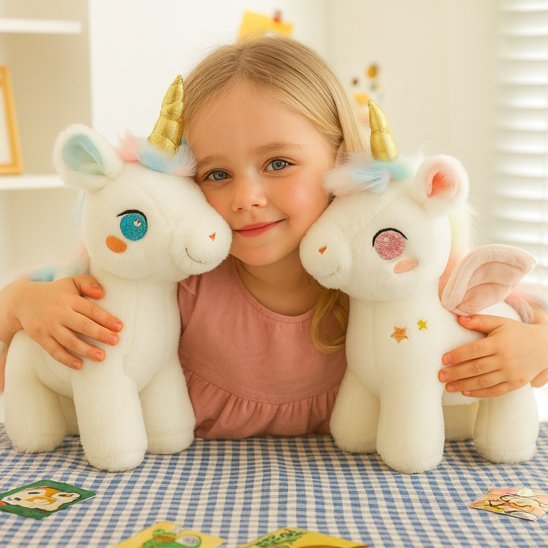 Licorne peluche