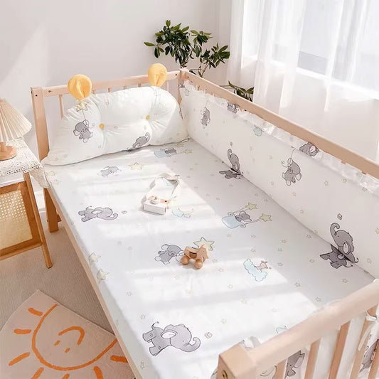 LINGE DE LIT BEBE - DouxSommeil™ - Éléphants - Dodo magique