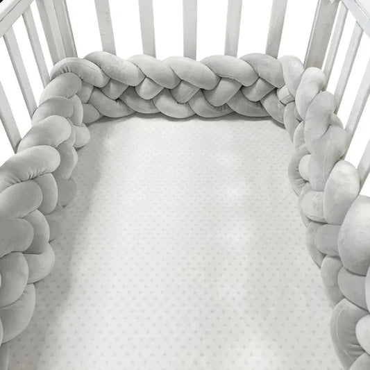 TOUR DE LIT BEBE - CozyKnot™ - Gris - Dodo magique
