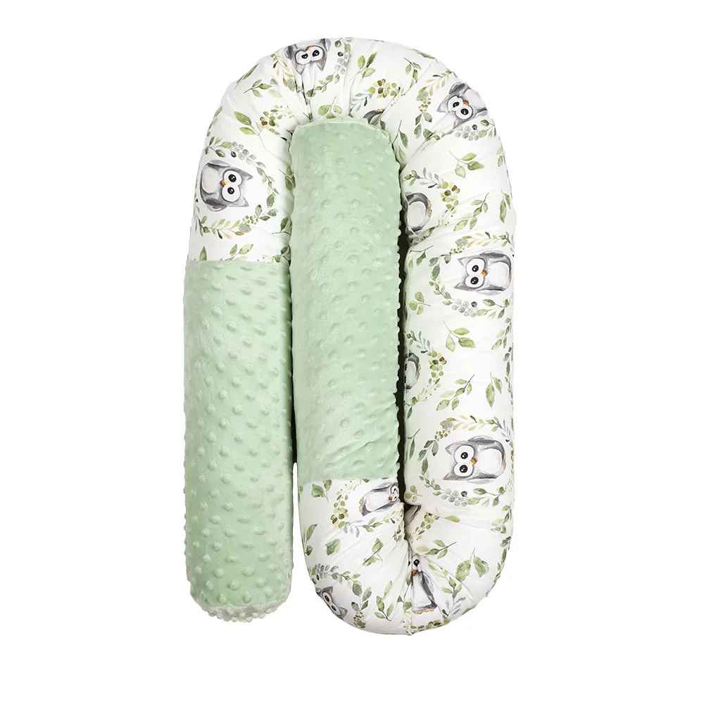 tour de lit vert hibou
