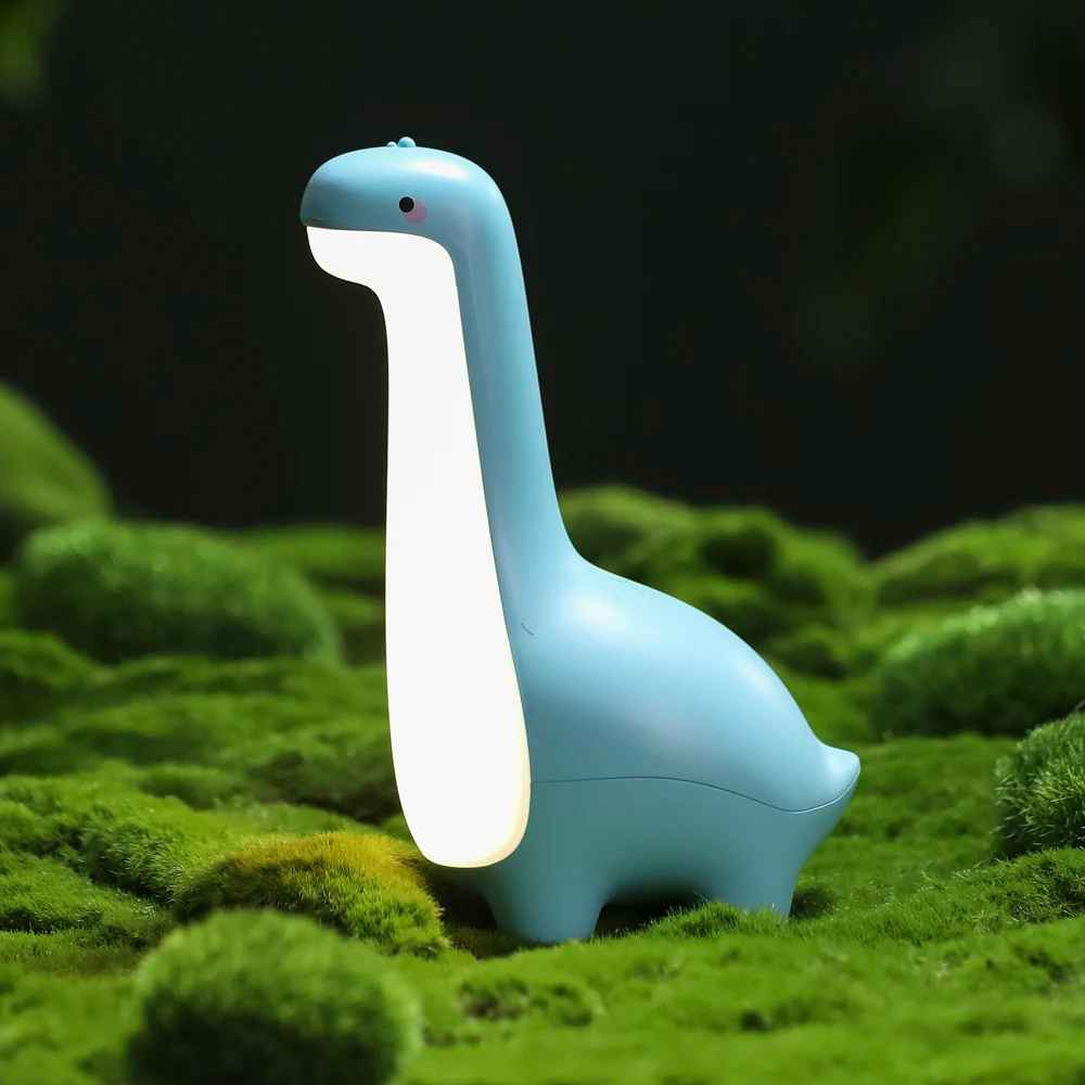 veilleuse bebe dinosaure bleu