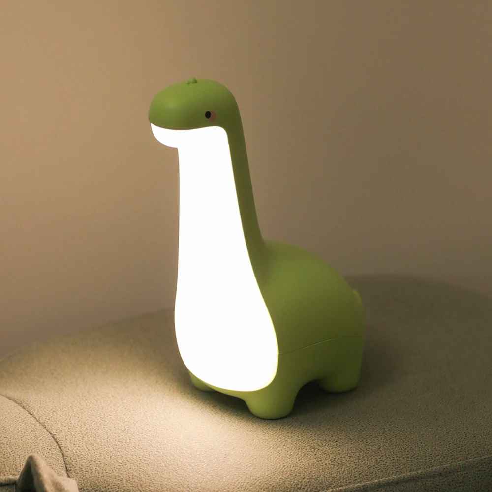 veilleuse bebe dinosaure vert 
