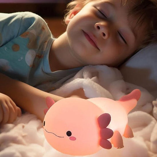 veilleuse bebe enfant endormi avec la creature de mer