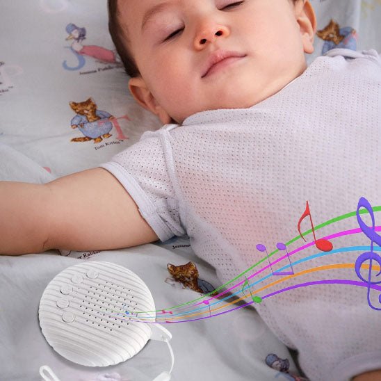 veilleuse bruit blanc bebe qui dort en ecoutant les sons